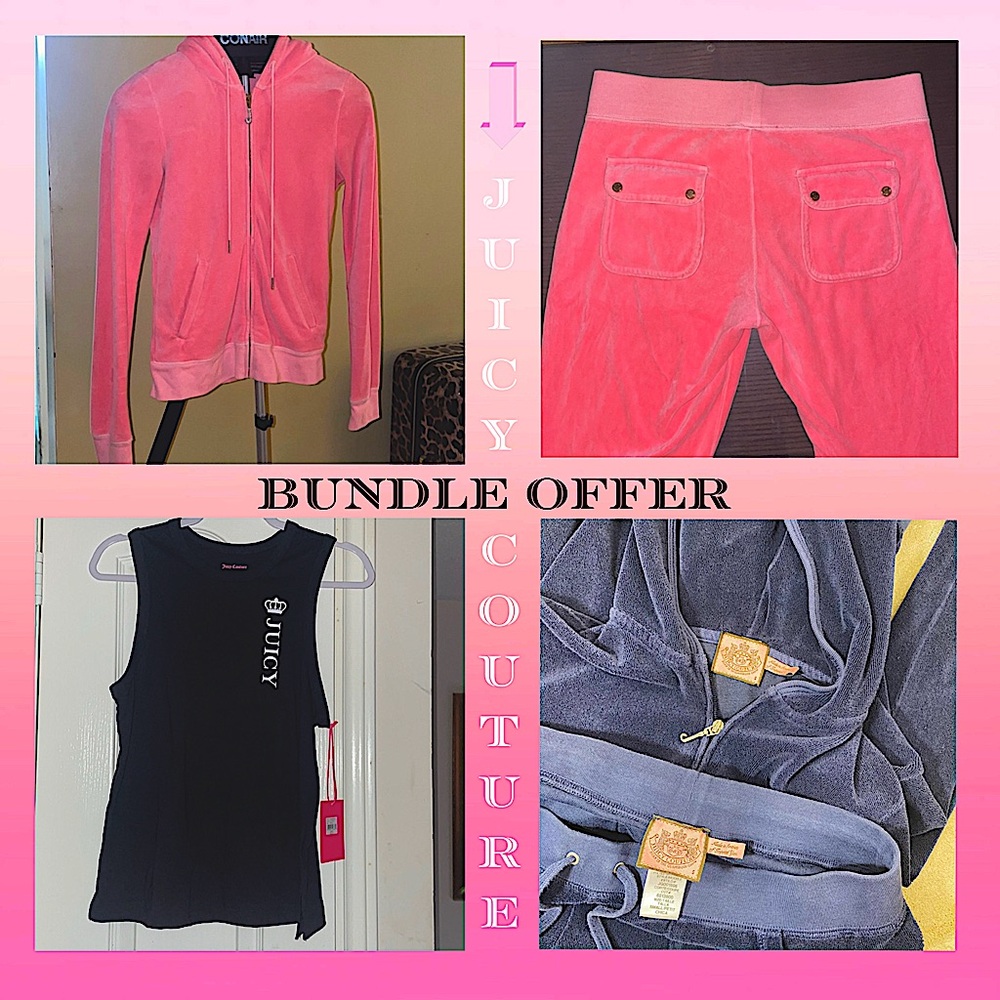 5 PC AUTHENTIC JUICY COUTURE BUNDLE 🤍